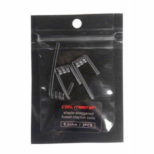 Coil master staple staggered fused clapton coil 1