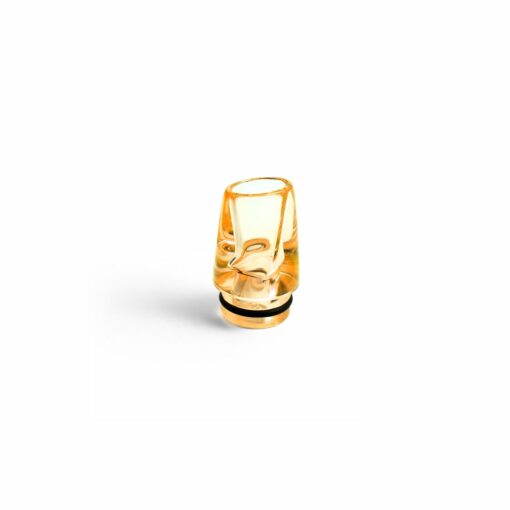 Dotmod whistle style driptip long gold vape culture 2