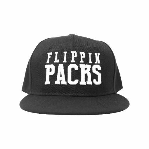 Flippin packs snapback hat black vape culture melbourne vape store 3
