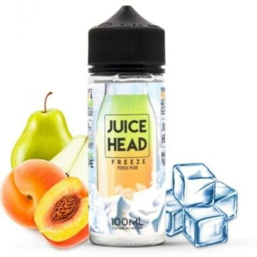 Juice head freeze peach pear 100ml e liquid 2000x 1