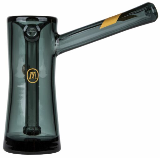 Marley natural smoked glass bubbler with gold decal vape culture vape shop 1