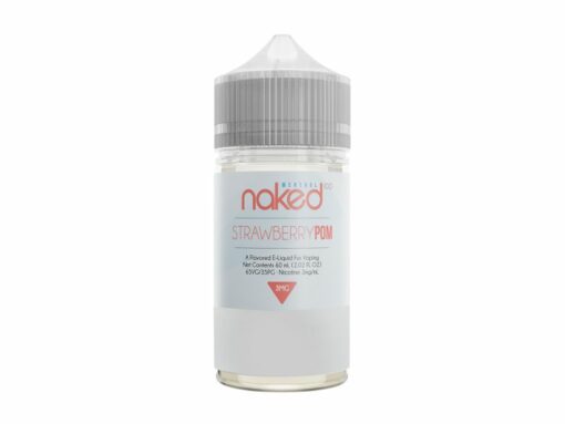 Naked 100 menthol strawberry pom vape juice 1