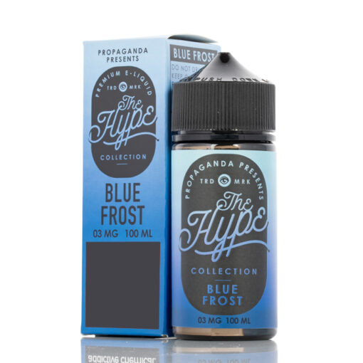 Propaganda the hype blue frost box bottle 1