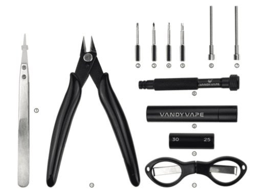 Vandy vape tool kit pro contents vape culture 3
