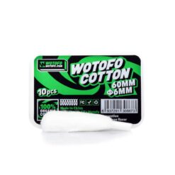 Wotofo agleted organic cotton 6mm 10pcs vape culture store 2 1